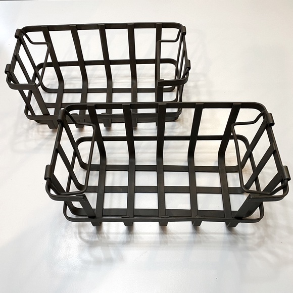 Pottery Barn Metal Stacking Baskets